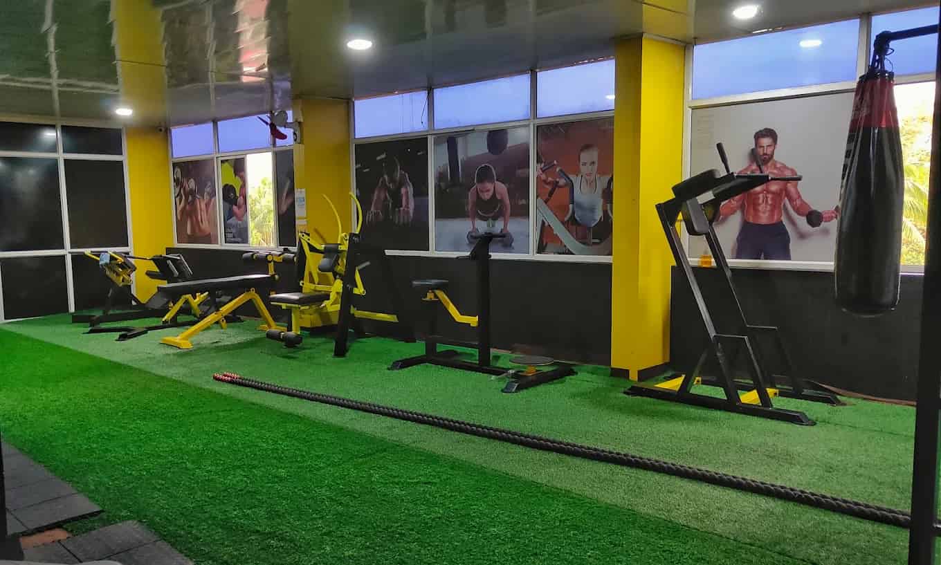 Bright and serene yoga studio